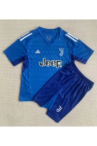 Fotbalové Dres Juventus Brankářské Dětské Domácí Oblečení 2022-23 Krátký Rukáv (+ trenýrky)
